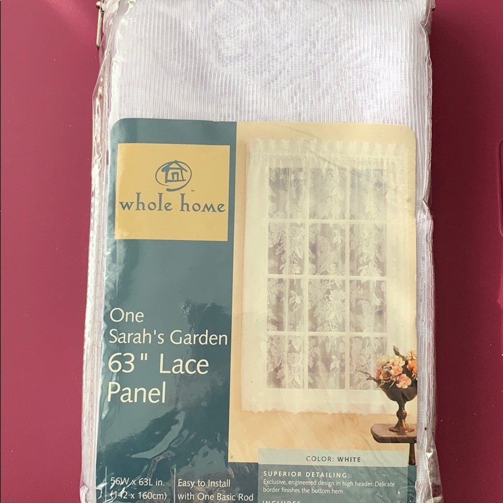 Sarah’s Garden Lace Window Curtain
